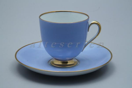 Kaffeetasse mit Untere - blau