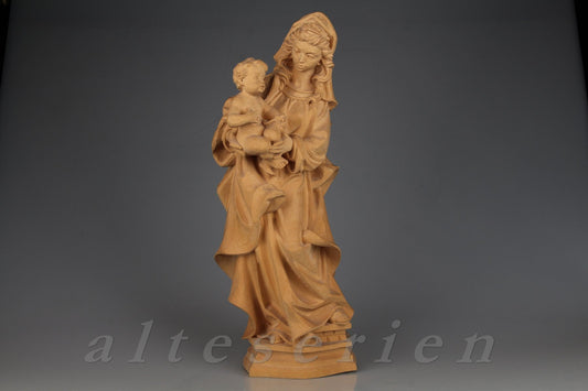 Figur Maria mit dem Kinde Holzfigur Handarbeit geschnitzt