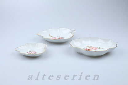 Schalenset 3 tlg. Rosendekor