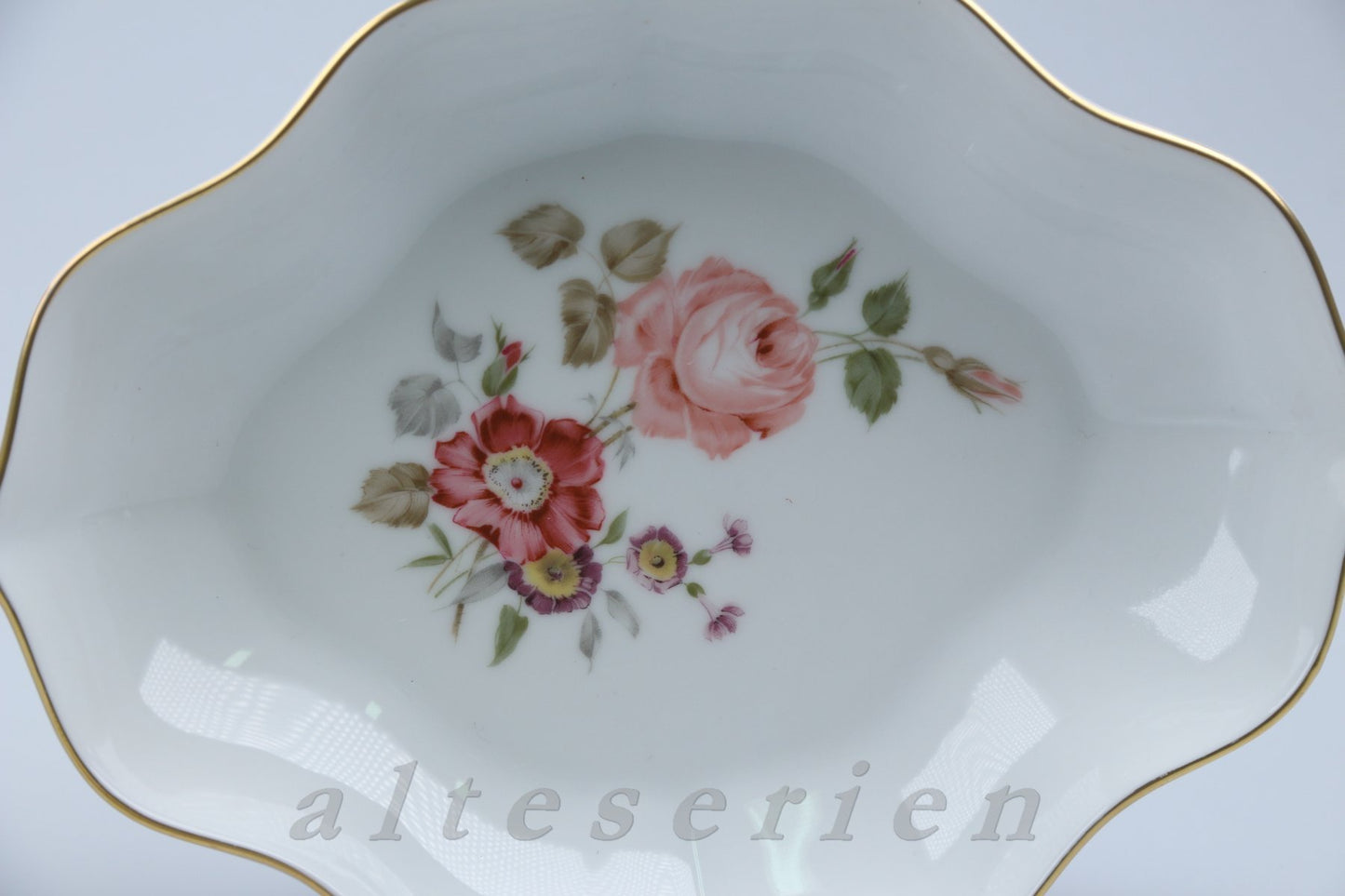 Schalenset 3 tlg. Rosendekor