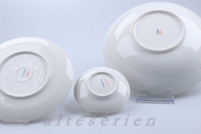 Schalenset 15tlg. Blumenmalerei Aufglasur