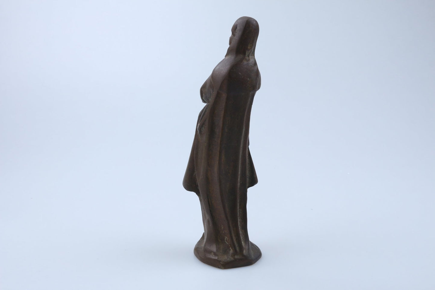 Sakrale Figur Frau betend Metall ohne Gravur