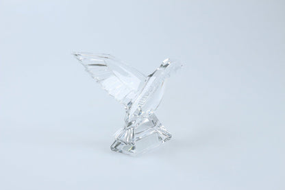 Glasfigur Wasservogel im Abflug