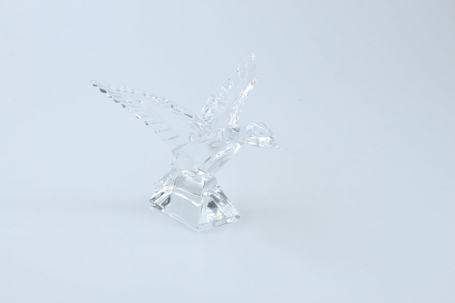Glasfigur Wasservogel im Abflug