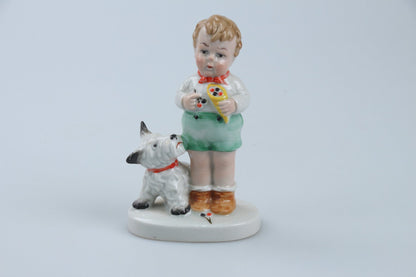 Figur Junge mit Hund