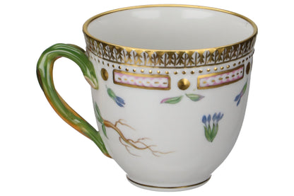 Kaffeetasse mit Untere Gentiana nivalis L.