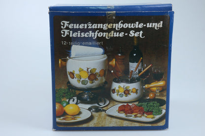 12teiliges Fondue- und Feuerzangenbowlenset