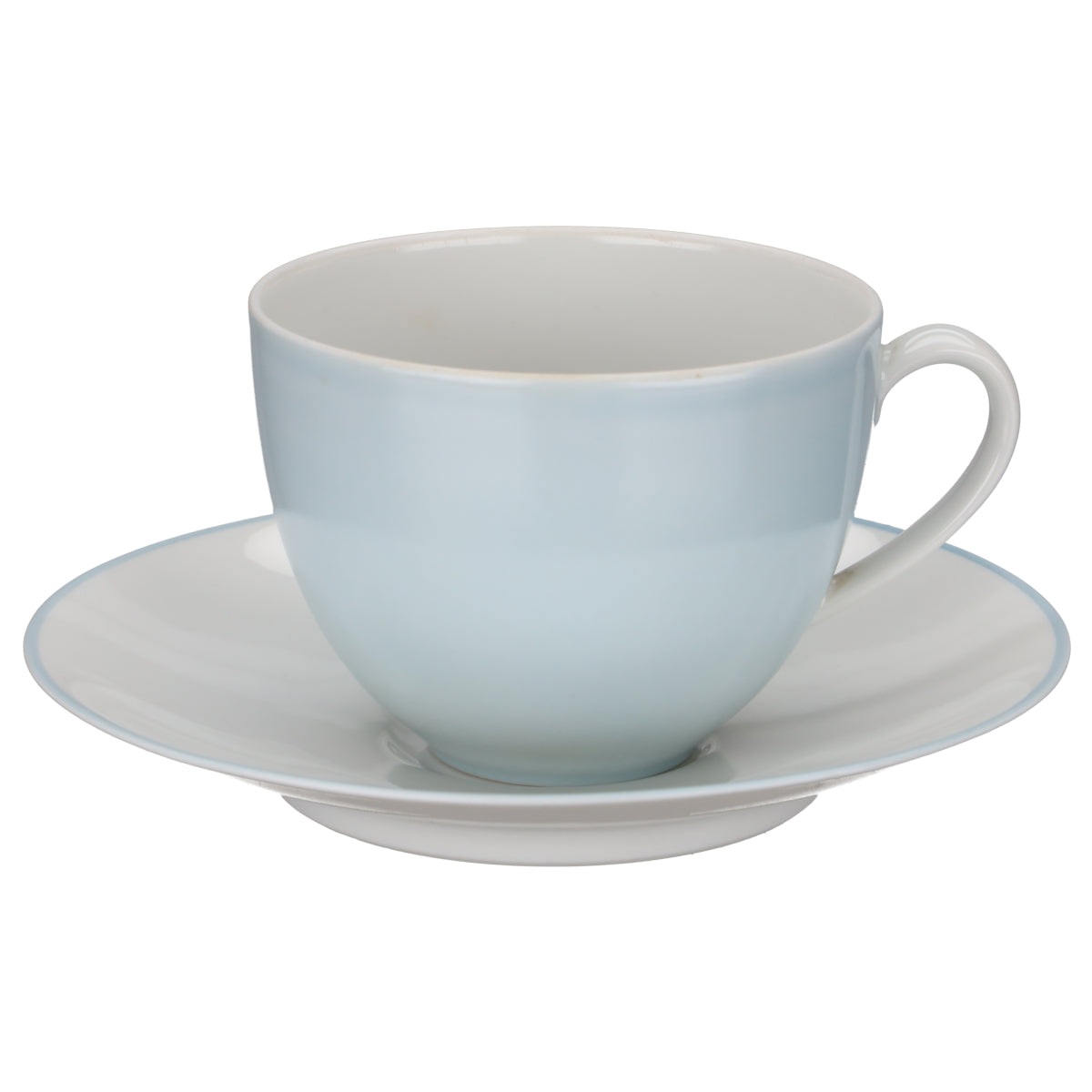 Kaffeetasse mit Untere blau