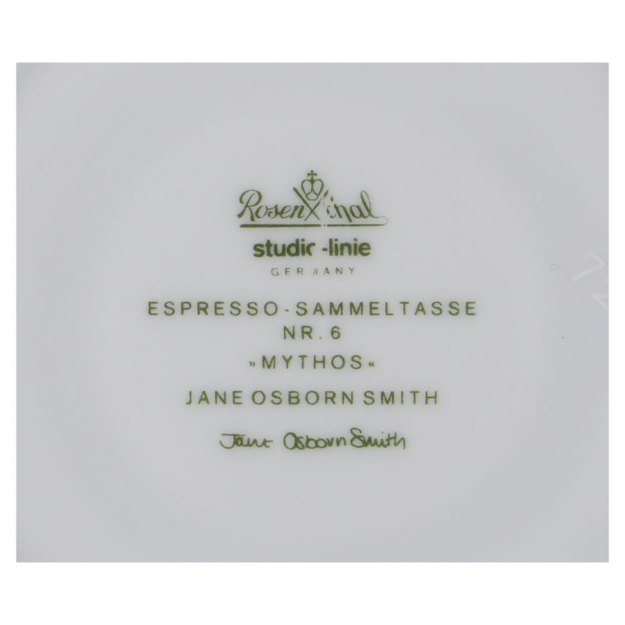 Untertasse Espresso Nr. 6 Mythos Jane Osborn Smith II.W