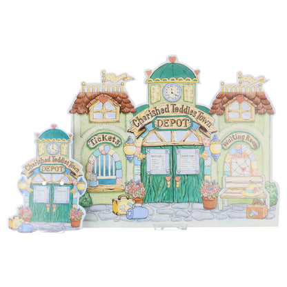 Cherished Teddies Town Depot 2tlg. aus Pappe