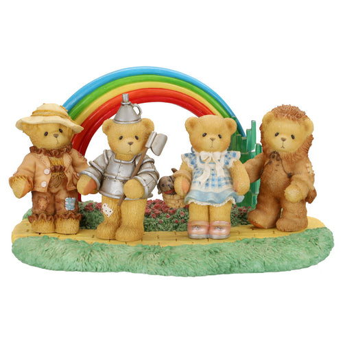 Teddies Follow The Yellow Brick Road mit 4 Teddies