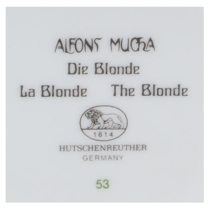 Deckeldose Alfons Mucha Die Blonde