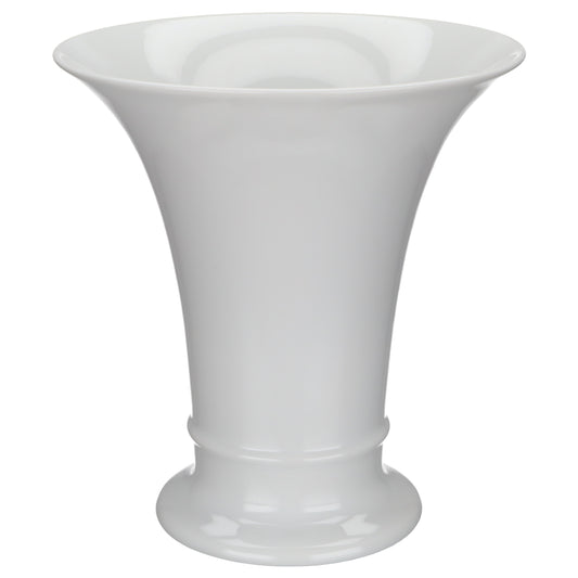 Vase Trichtervase weiß groß