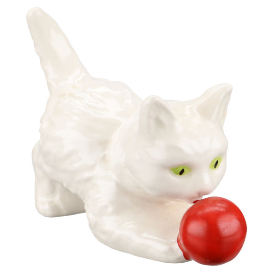 Katze mit Ball weiß CK 364