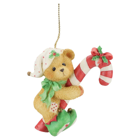 Teddy Elf with Candy Cane 651389