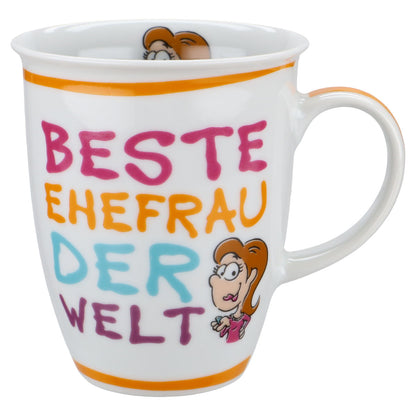 Kaffeebecher mit Untersatz 2tlg.