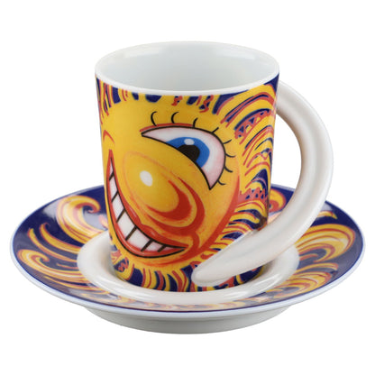 Espressotasse mit Untere - Jahrestasse 1996 Kenny Scharf