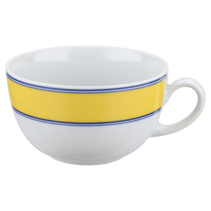 Teetasse - Gelber Rand