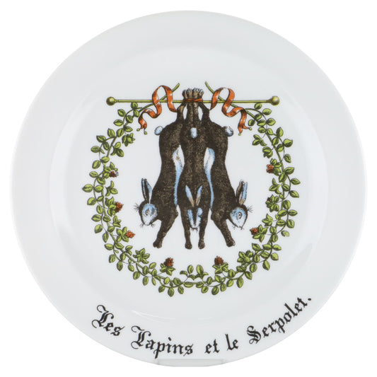 Kuchenteller groß/Frühstücksteller Les Lapins et le Serpolet