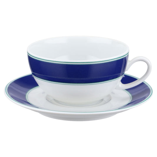 Teetasse mit Untere klein Ostfriesentasse Blau / Teildekor