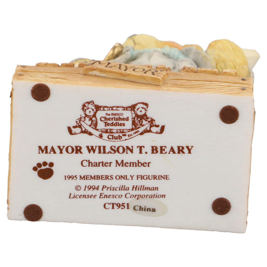Teddy Mayor Wilson T. Beary CT951