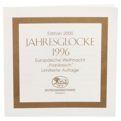 Jahresglocke 1996 Europäische Weihnacht Frankreich