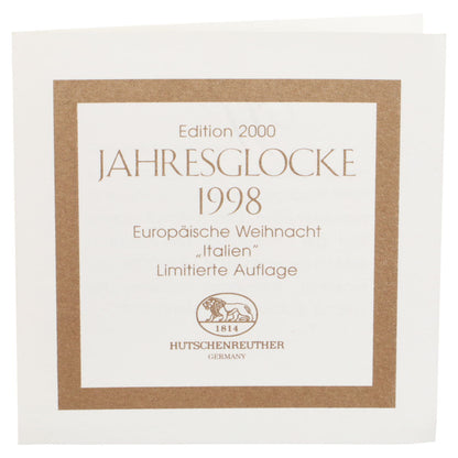 Jahresglocke 1998 Europäische Weihnacht Italien