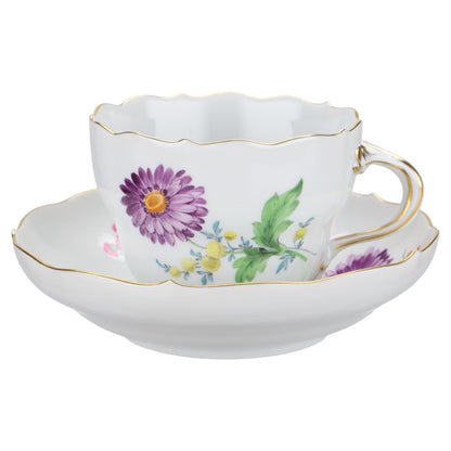 Kaffeetasse mit Untere Margarite Lila