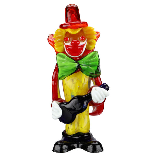 Figur Clown mit Fliege Höhe 19 cm