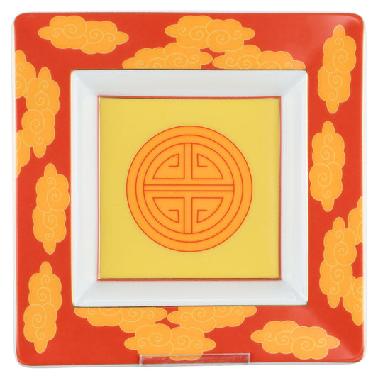 Art Collection Quadrat  klein Orange Gelb ohne Künstlerangabe