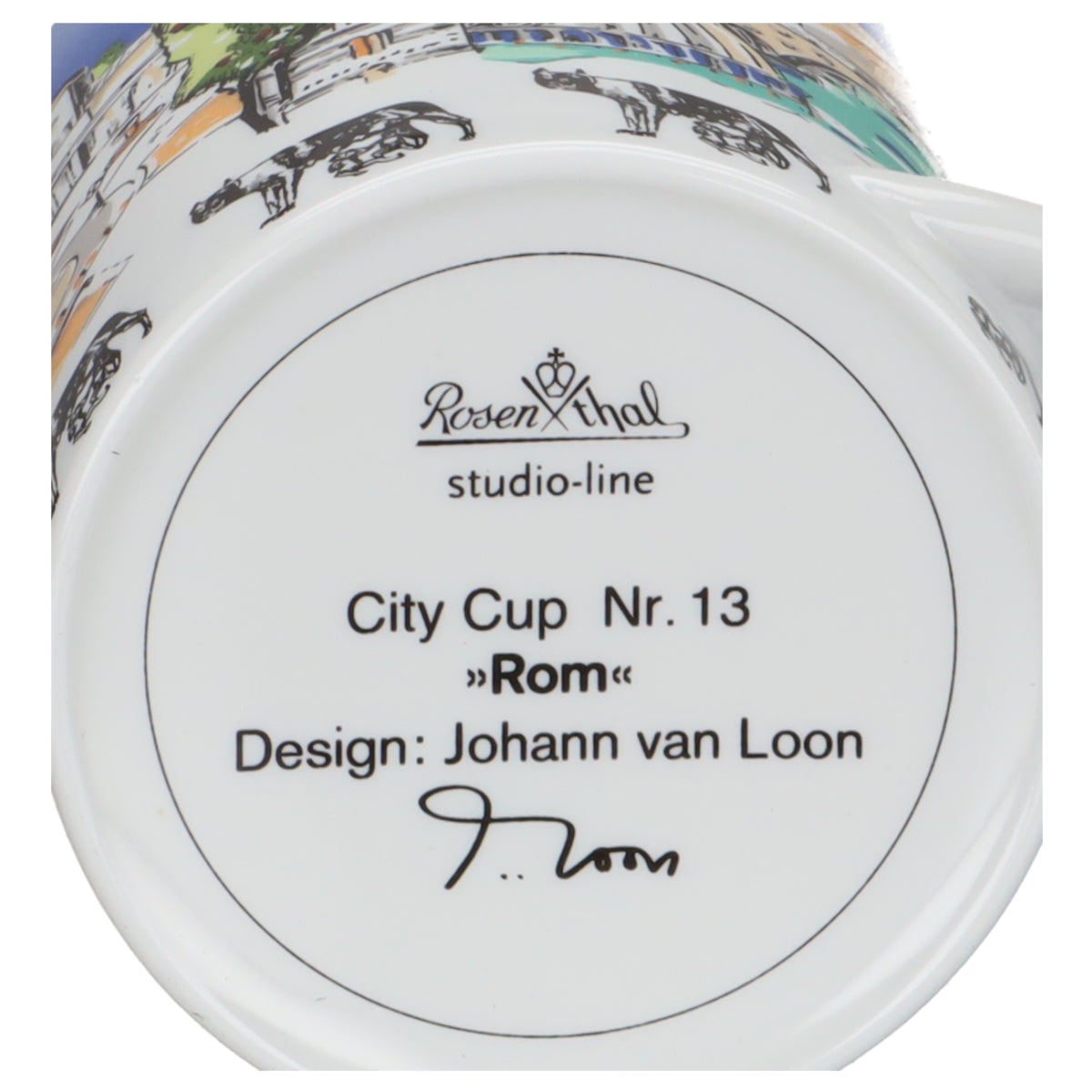 Kaffeebecher Nr. 13 Rom Johann van Loon in OVP
