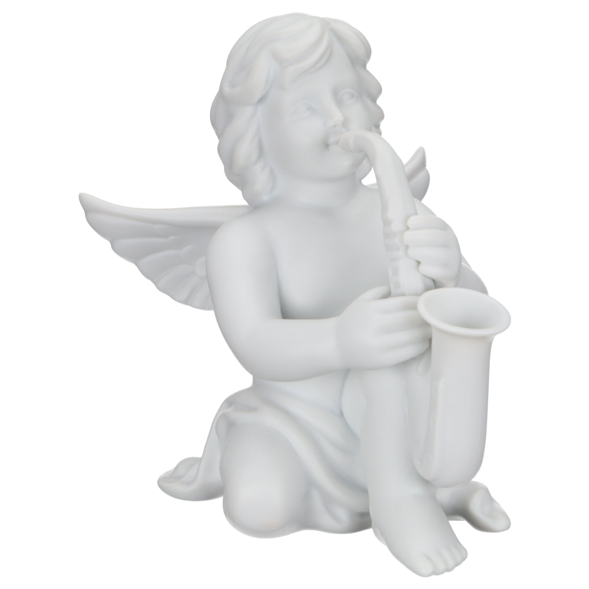 Figur Engel mit Saxophon