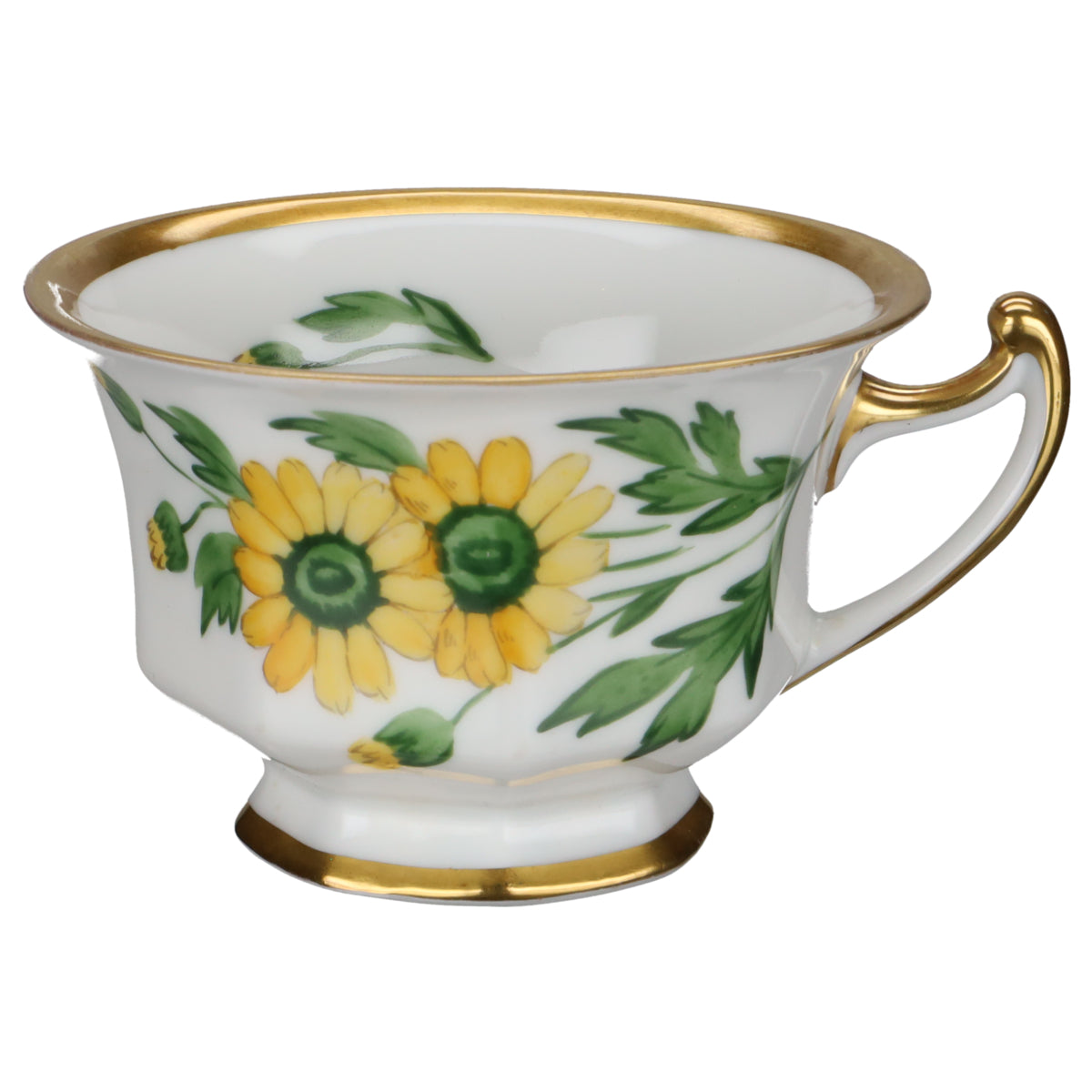 Kaffeetasse gelbe Margerite