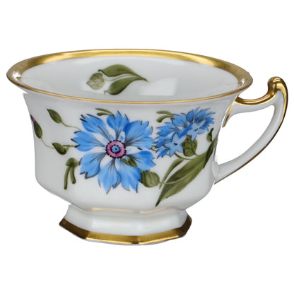 Kaffeetasse mit Untere Kornblume Blau