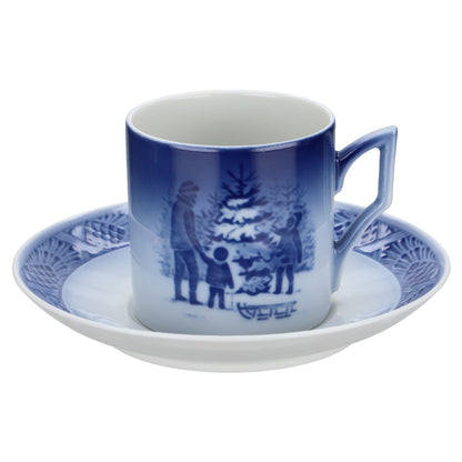 Kaffeetasse mit Untere - Choosing the Christmas Tree 1979