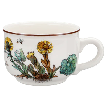 Teetasse mit Untere Tussilago farfara