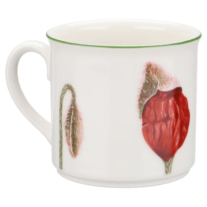 Kaffeetasse Mohn