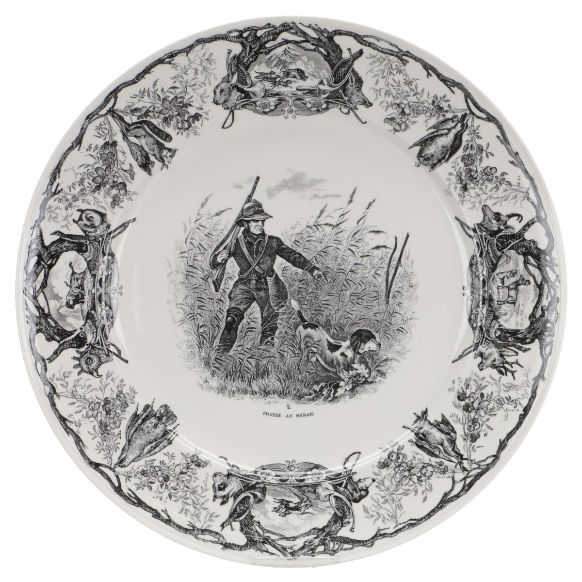 Speiseteller Chasse au Marais