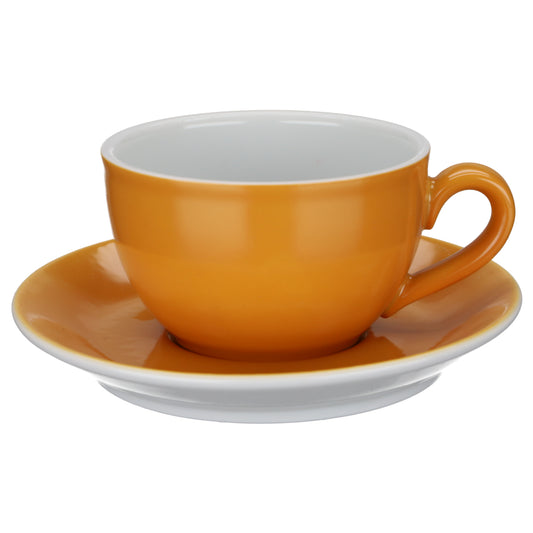 Kaffeetasse mit Untere Cappuccino Orange