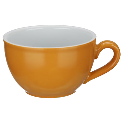 Kaffeetasse mit Untere Cappuccino Orange